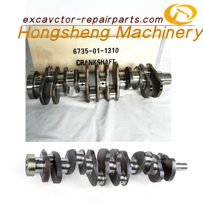PC200-6 PC200-7 S6D102 Trục khuỷu động cơ 6735-01-1310