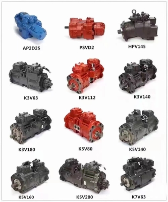 Bơm thủy lực Kobelco SK200-6 SK200-6E Kawasaki K3V112DT K3V112DTP K3V112