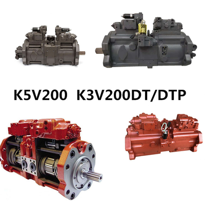 Bơm thủy lực Máy xúc Kawasaki K5V200 K3V200DT / DTP cho các cửa hàng sửa chữa máy móc
